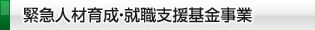 緊急人材育成・就職支援基金事業