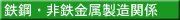 鉄銅・非鉄金属製造関係